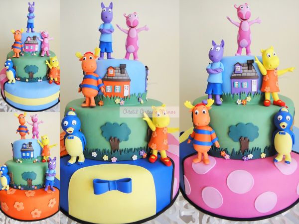 Bolo Cenográfico Backyardigans